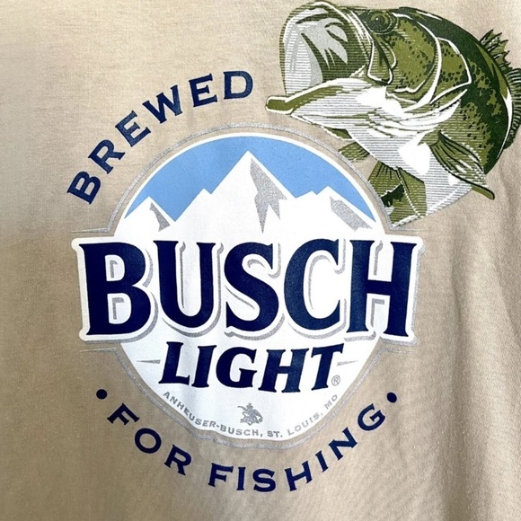 Mens Busch beer tee - Picture 4 of 6